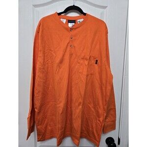 Workrite FR Shirt Mens 2XL Orange Flame Resistant Arc 10.9 Long Sleeve Work